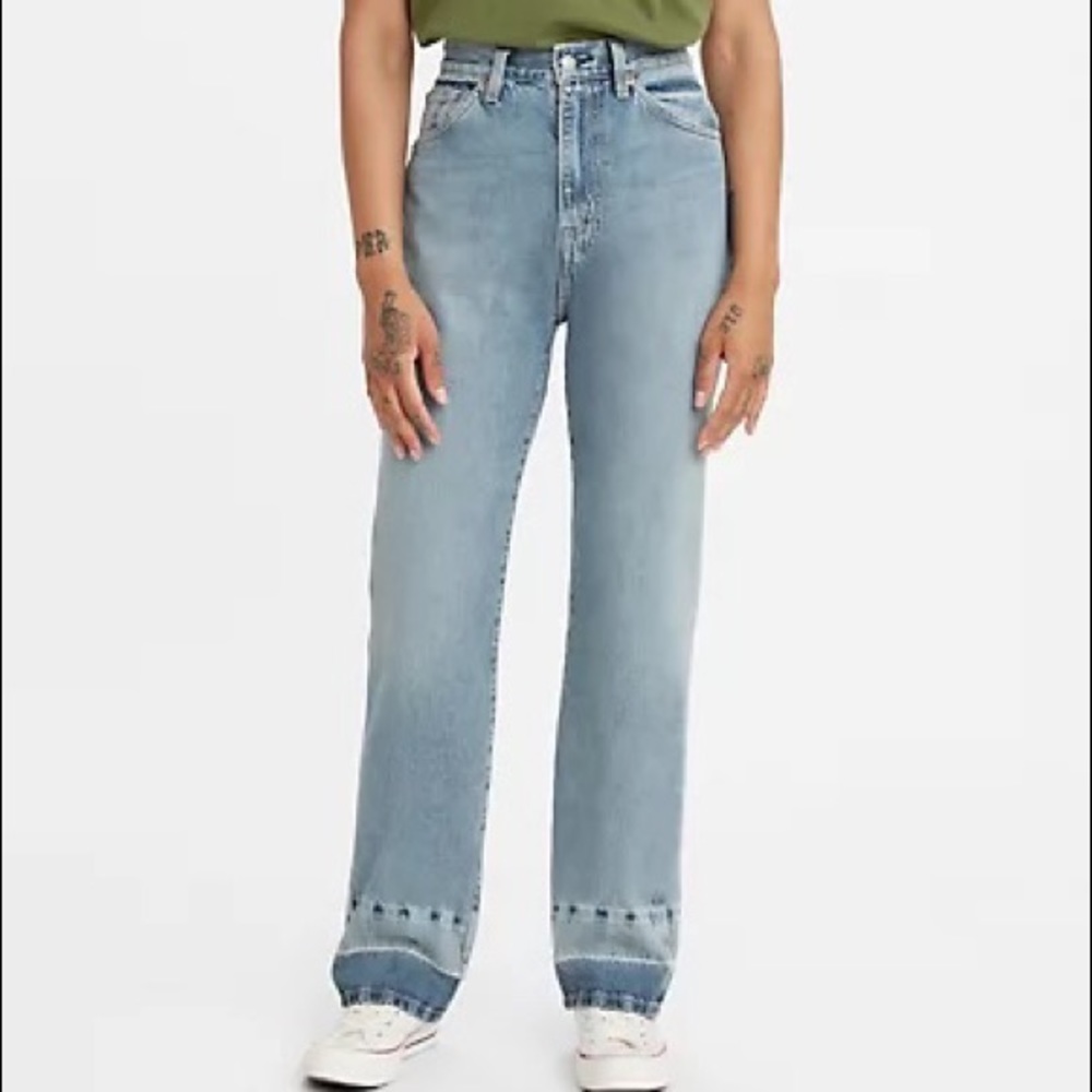 LEVI’S 1950’s Vintage Clothing 701 Jeans NWT Sz 29 Teen Doll - Picture 8 of 15